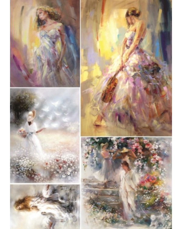 Декупажная карта А4 DDKM1215 / № DDKM1215 Декупажная карта А4 DDKM1215 / № DDKM1215