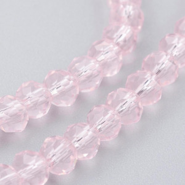 Бусина стеклянная граненая GLAA-R029-4mm-08A / № GLAA-R029-4mm-08A