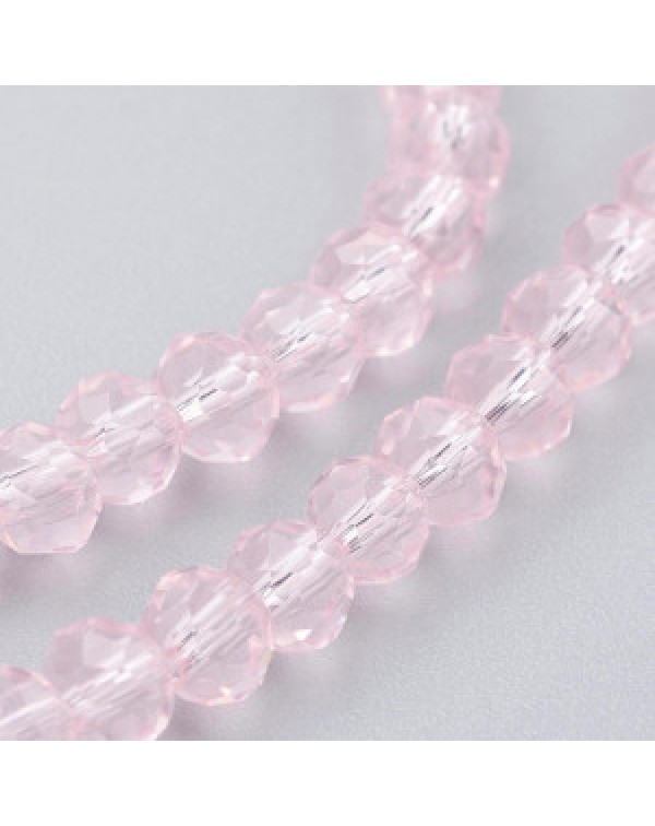 Бусина стеклянная граненая GLAA-R029-4mm-08A / № GLAA-R029-4mm-08A