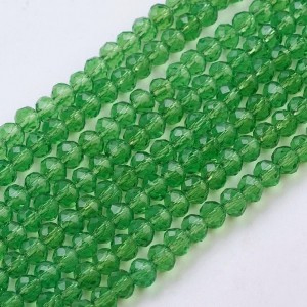 Бусина стеклянная граненая GLAA-R029-4mm-06A / № GLAA-R029-4mm-06A
