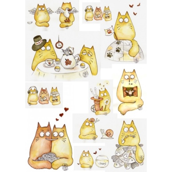 Декупажная карта А4 DDKM0775 / № DDKM0775 Декупажная карта А4 DDKM0775 / № DDKM0775