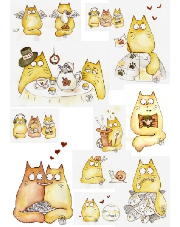 Декупажная карта А4 DDKM0775 / № DDKM0775 Декупажная карта А4 DDKM0775 / № DDKM0775