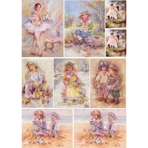 Декупажная карта А4 DDKM0734 / № DDKM0734