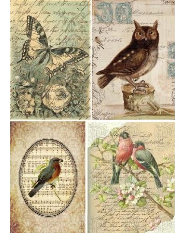 Декупажная карта А4 DDKM0707 / № DDKM0707 Декупажная карта А4 DDKM0707 / № DDKM0707