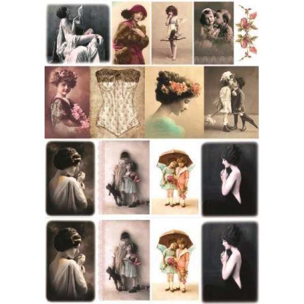 Декупажная карта А4 DDKM1180 / № DDKM1180 Декупажная карта А4 DDKM1180 / № DDKM1180