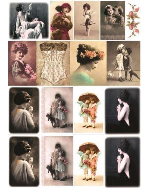 Декупажная карта А4 DDKM1180 / № DDKM1180 Декупажная карта А4 DDKM1180 / № DDKM1180