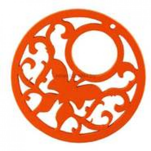 Подвеска деревянная окрашенная BD00139 / № BD00139