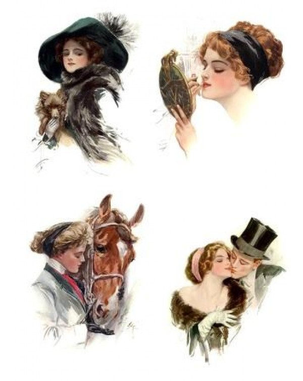 Декупажная карта А4 DDKM0417 / № DDKM0417 Декупажная карта А4 DDKM0417 / № DDKM0417