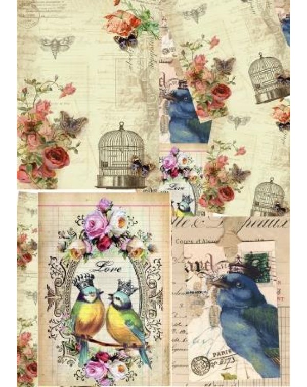 Декупажная карта А4 DDKM0709 / № DDKM0709