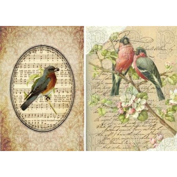 Декупажная карта А4 DDKM0708 / № DDKM0708 Декупажная карта А4 DDKM0708 / № DDKM0708