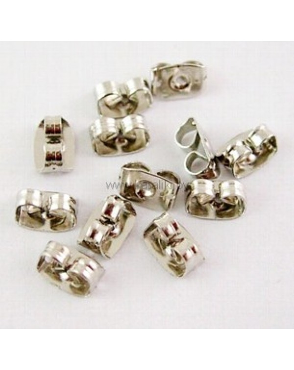 Фиксатор для серьги металлический / № FSM06 Фиксатор для серьги металлический / № FSM06