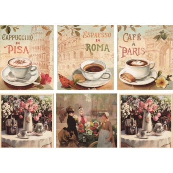 Декупажная карта А4 DDKM0538 / № DDKM0538 Декупажная карта А4 DDKM0538 / № DDKM0538