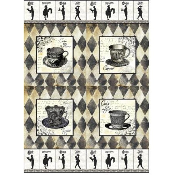 Декупажная карта А4 DDKM0336 / № DDKM0336