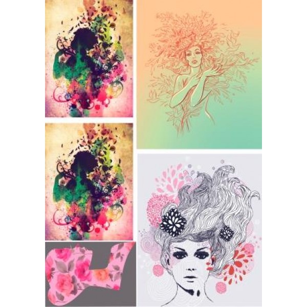 Декупажная карта А4 DDKM0666 / № DDKM0666 Декупажная карта А4 DDKM0666 / № DDKM0666