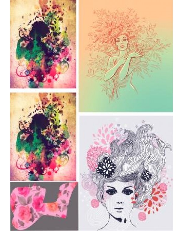 Декупажная карта А4 DDKM0666 / № DDKM0666 Декупажная карта А4 DDKM0666 / № DDKM0666