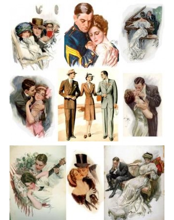 Декупажная карта А4 DDKM0688 / № DDKM0688 Декупажная карта А4 DDKM0688 / № DDKM0688