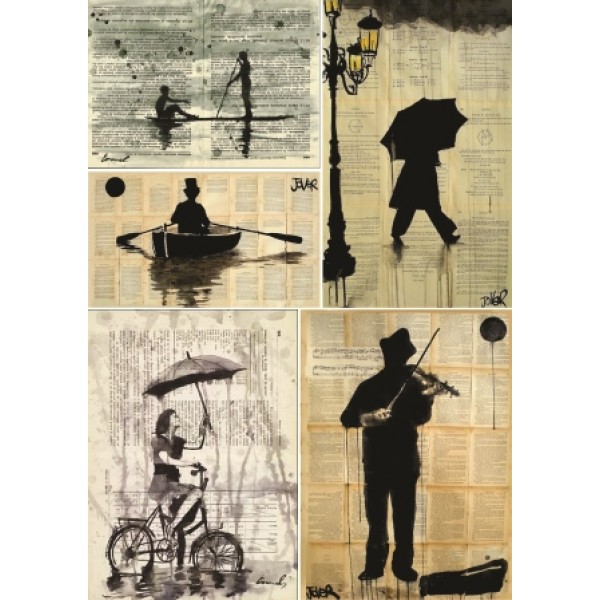 Декупажная карта А4 DDKM1222 / № DDKM1222 Декупажная карта А4 DDKM1222 / № DDKM1222