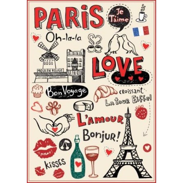 Декупажная карта А4 DDKM0857 / № DDKM0857 Декупажная карта А4 DDKM0857 / № DDKM0857