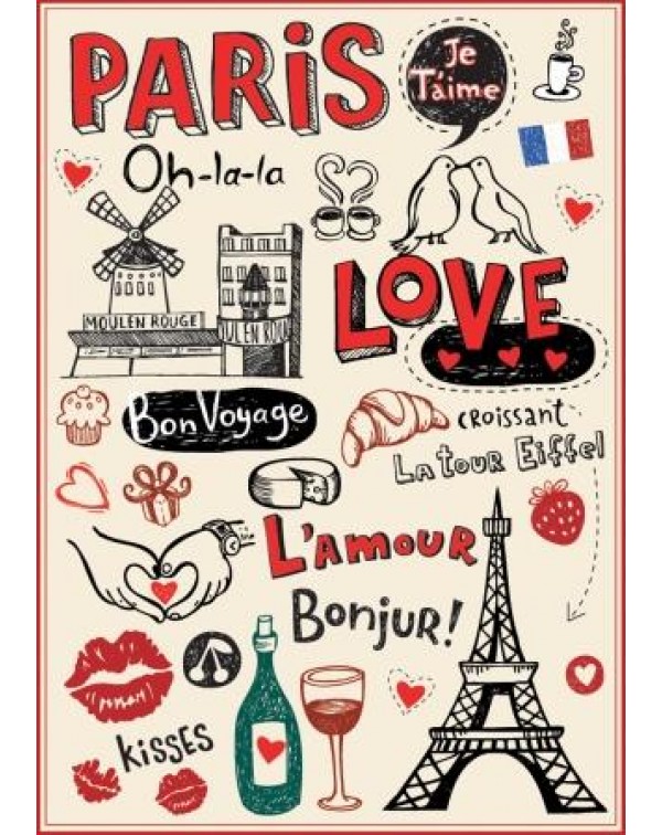 Декупажная карта А4 DDKM0857 / № DDKM0857 Декупажная карта А4 DDKM0857 / № DDKM0857