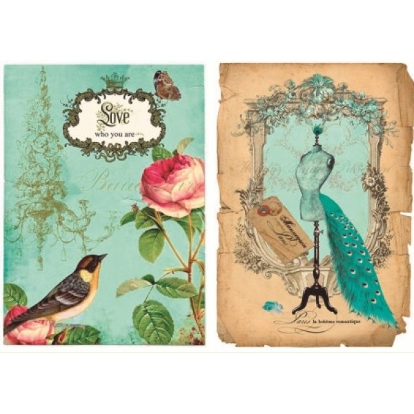 Декупажная карта А4 DDKM0531 / № DDKM0531 Декупажная карта А4 DDKM0531 / № DDKM0531