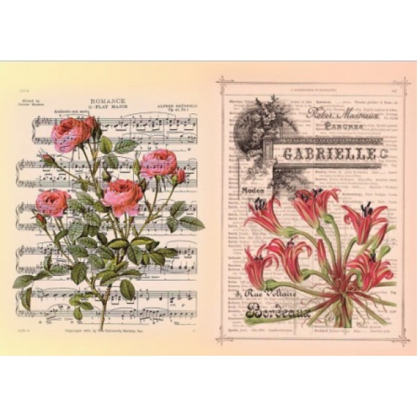 Декупажная карта А4 DDKM0576 / № DDKM0576 Декупажная карта А4 DDKM0576 / № DDKM0576