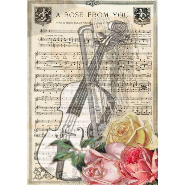 Декупажная карта А4 DDKM1406 / № DDKM1406 Декупажная карта А4 DDKM1406 / № DDKM1406