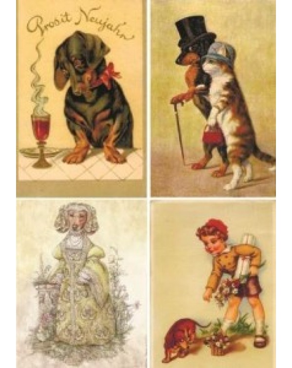 Карта для декупажа DDKM1343 / № DDKM1343 Карта для декупажа DDKM1343 / № DDKM1343