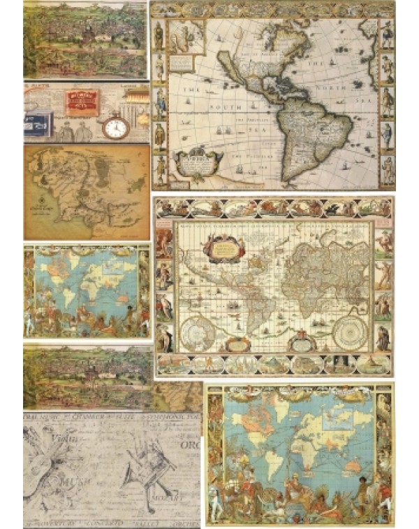 Декупажная карта А4 DDKM0771 / № DDKM0771