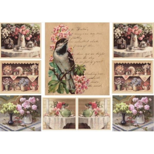 Декупажная карта А4 DDKM0518 / № DDKM0518 Декупажная карта А4 DDKM0518 / № DDKM0518