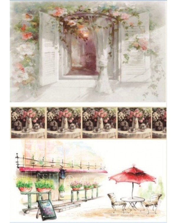 Декупажная карта А4 DDKM0536 / № DDKM0536