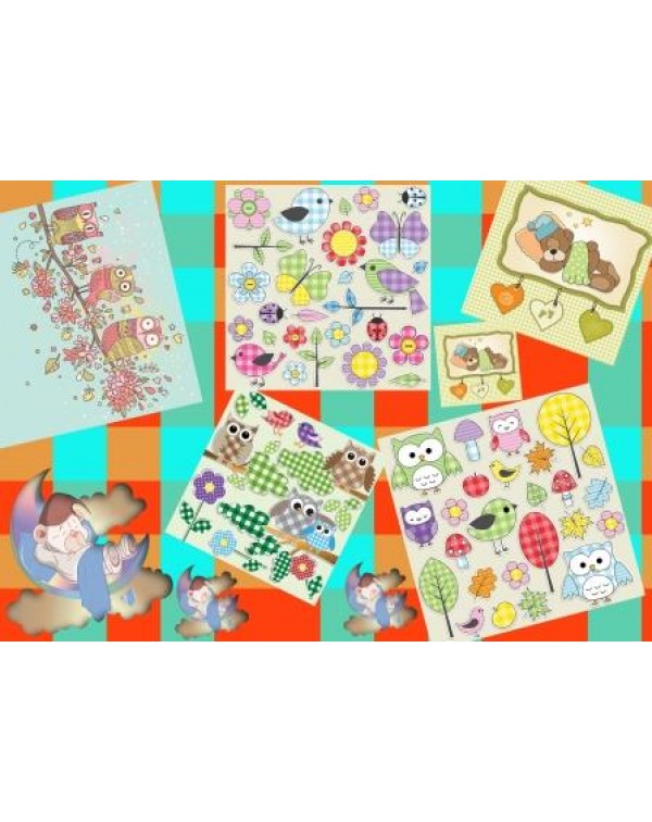 Декупажная карта А4 DDKM0873 / № DDKM0873 Декупажная карта А4 DDKM0873 / № DDKM0873