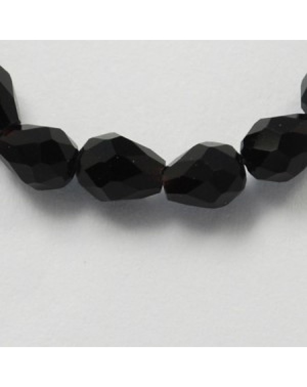 Бусина стеклянная граненая GLAA-R024-11x8mm-13 / № GLAA-R024-11x8mm-13
