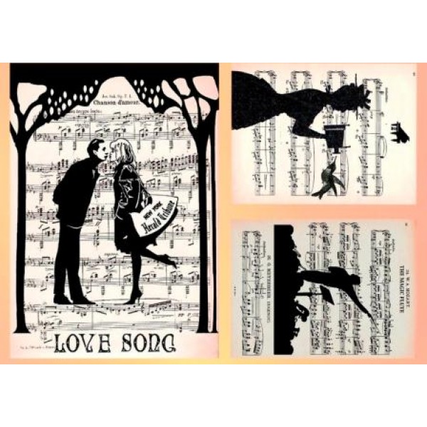 Декупажная карта А4 DDKM0554 / № DDKM0554 Декупажная карта А4 DDKM0554 / № DDKM0554