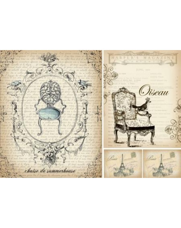 Декупажная карта А4 DDKM0699 / № DDKM0699 Декупажная карта А4 DDKM0699 / № DDKM0699