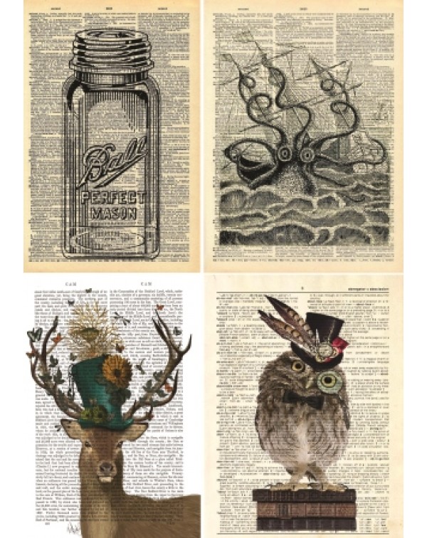 Декупажная карта А4 DDKM1216 / № DDKM1216