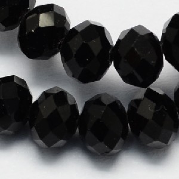 Бусина стеклянная граненая G02YI0E2 / № G02YI0E2