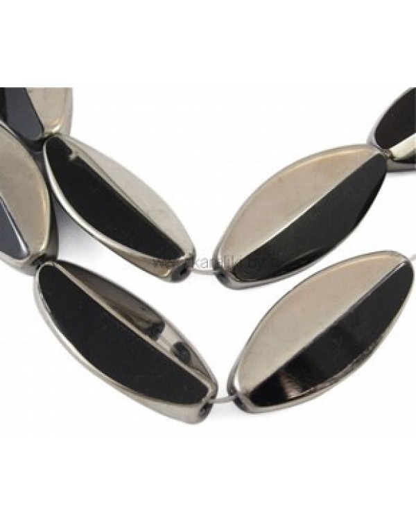 Бусина стеклянная в металле BSM0016 / № BSM0016 Бусина стеклянная в металле BSM0016 / № BSM0016