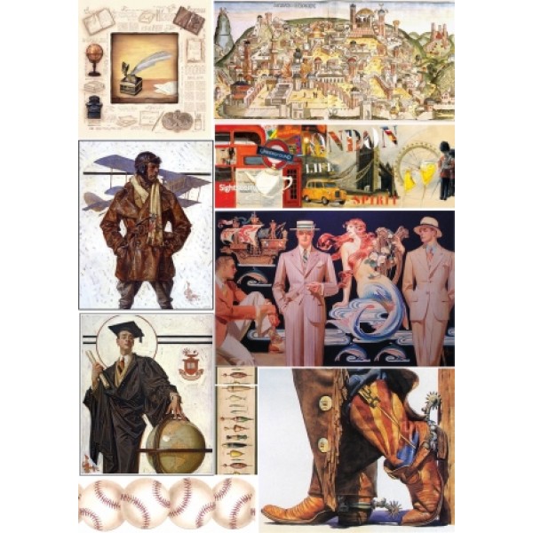 Декупажная карта А4 DDKM0769 / № DDKM0769 Декупажная карта А4 DDKM0769 / № DDKM0769