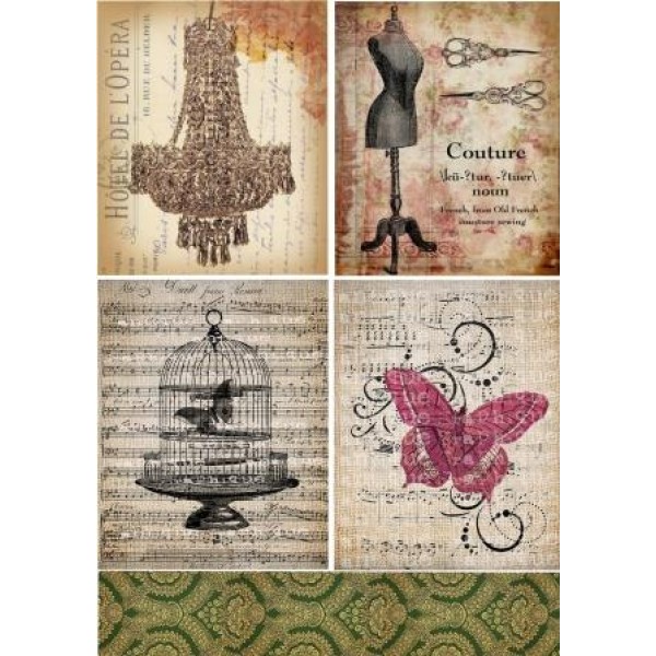 Декупажная карта А4 DDKM0700 / № DDKM0700