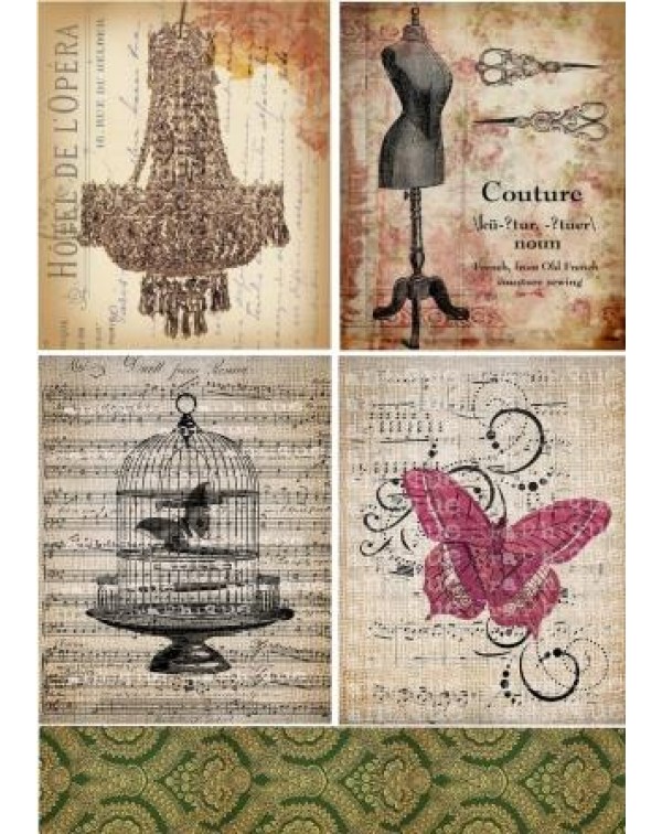 Декупажная карта А4 DDKM0700 / № DDKM0700