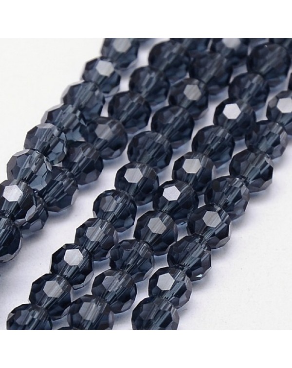 Бусина стеклянная граненая EGLA-J042-6mm-03 / № EGLA-J042-6mm-03 Бусина стеклянная граненая EGLA-J042-6mm-03 / № EGLA-J042-6mm-03