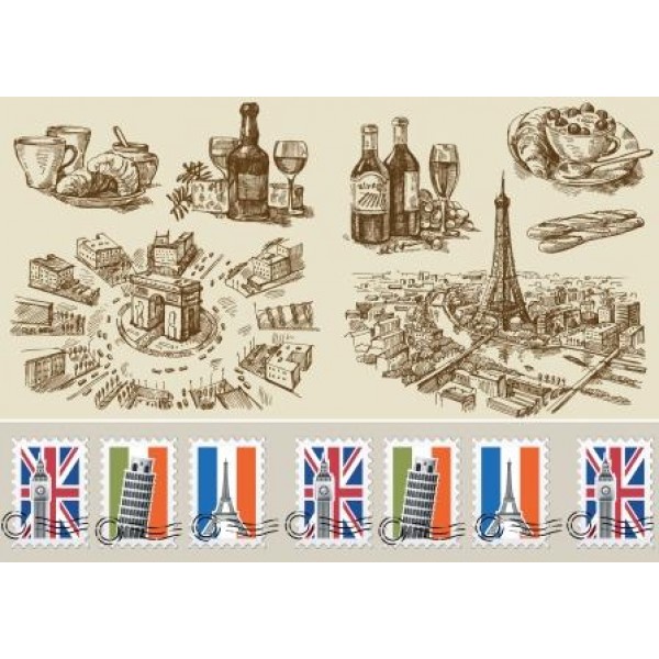 Декупажная карта А4 DDKM0849 / № DDKM0849 Декупажная карта А4 DDKM0849 / № DDKM0849