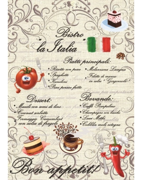 Декупажная карта А4 DDKM1073 / № DDKM1073