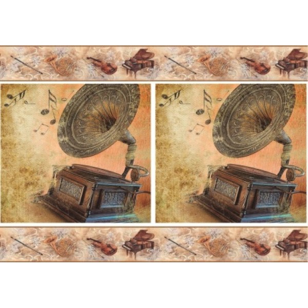 Декупажная карта А4 DDKM0529 / № DDKM0529 Декупажная карта А4 DDKM0529 / № DDKM0529