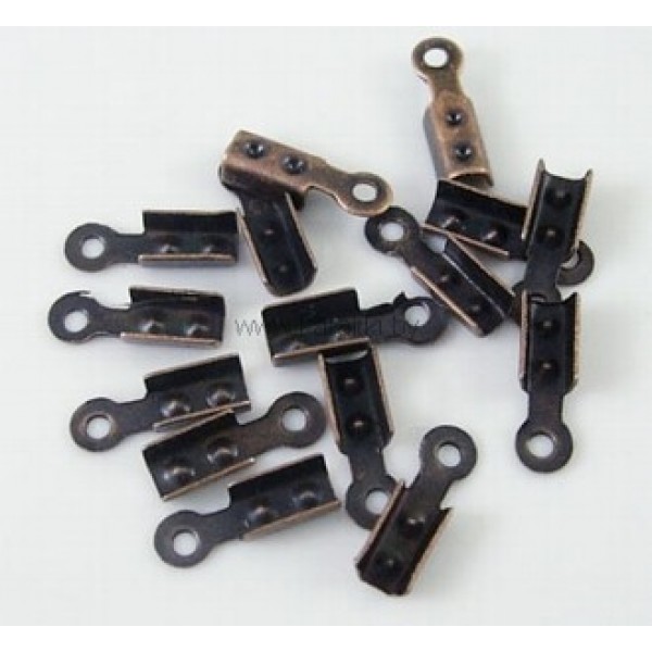 Зажим для лент 8*2,5*2 мм; отверстие 2 мм / № KZ0012