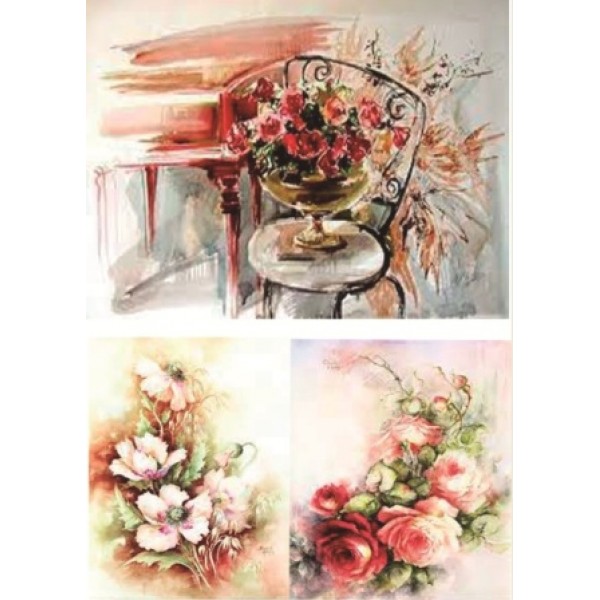 Декупажная карта А4 DDKM0527 / № DDKM0527 Декупажная карта А4 DDKM0527 / № DDKM0527