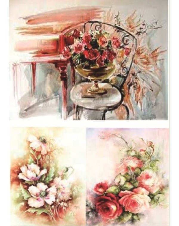 Декупажная карта А4 DDKM0527 / № DDKM0527 Декупажная карта А4 DDKM0527 / № DDKM0527