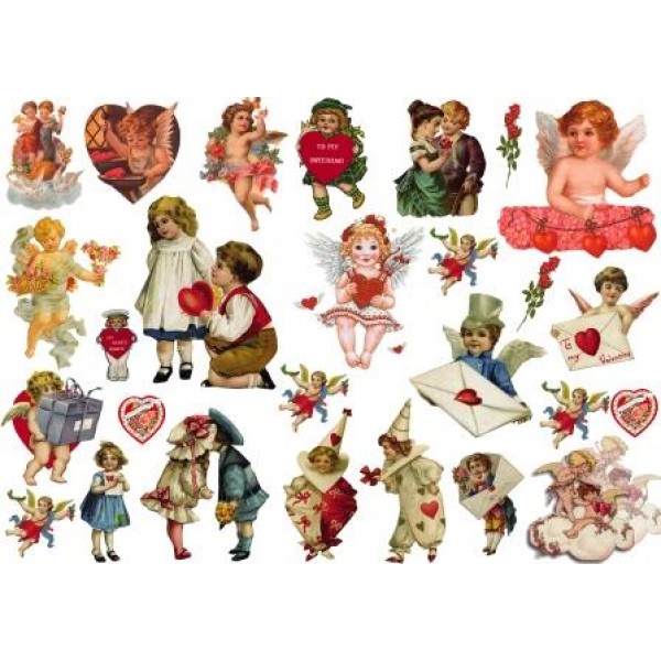 Декупажная карта А4 DDKM0715 / № DDKM0715 Декупажная карта А4 DDKM0715 / № DDKM0715