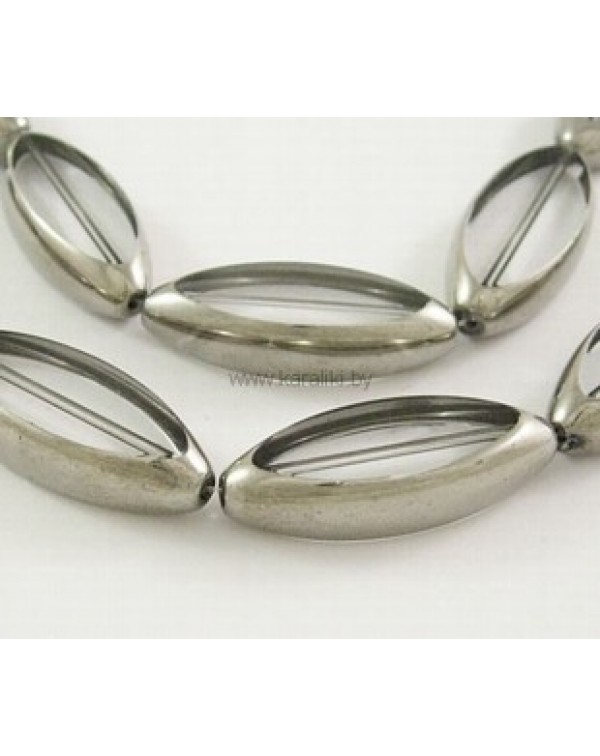 Бусина стеклянная в металле BSM0005 / № BSM0005 Бусина стеклянная в металле BSM0005 / № BSM0005