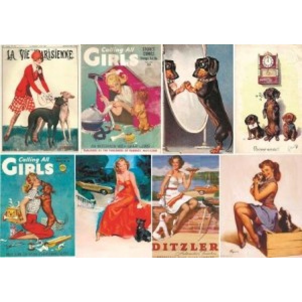 Карта для декупажа DDKM1337 / № DDKM1337 Карта для декупажа DDKM1337 / № DDKM1337